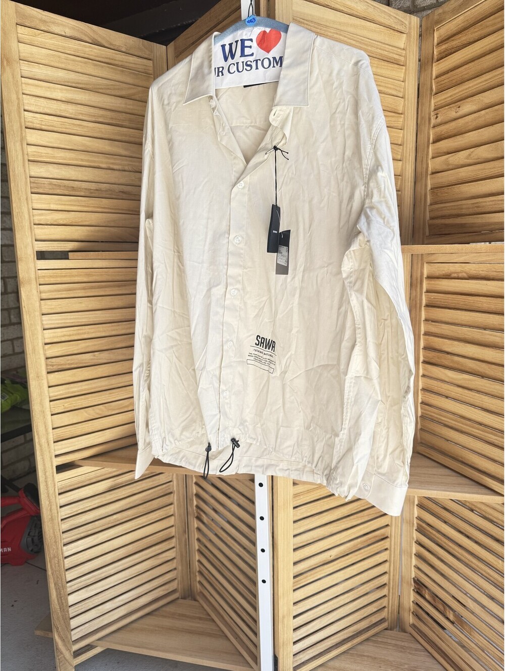 Takeshy Kurosawa Shirt Beige Size 3Xl